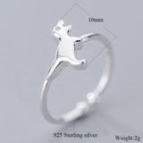 925 Sterling Silver Dinosaur Ring for Women, Size 5 6 7