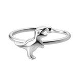 925 Sterling Silver Dinosaur Ring for Women, Size 5 6 7