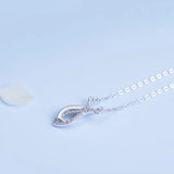 925 Sterling Silver Zircon Fish Bracelet Set