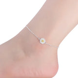 925 Sterling Silver Anklet Chain for Women 19.5cm