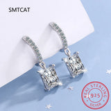 925 Sterling Silver 2.82CT Moissanite Diamond Tassel Earrings