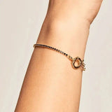925 Silver Women Chain Bracelet 2mm Tennis Paper Clip Chain Adjustable