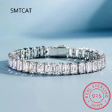 925 Silver 4*6mm Diamond Bracelet for Women