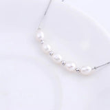 925 Silver Bracelet w/ 4 Beads & 7mm Pearl Fine Jewelry