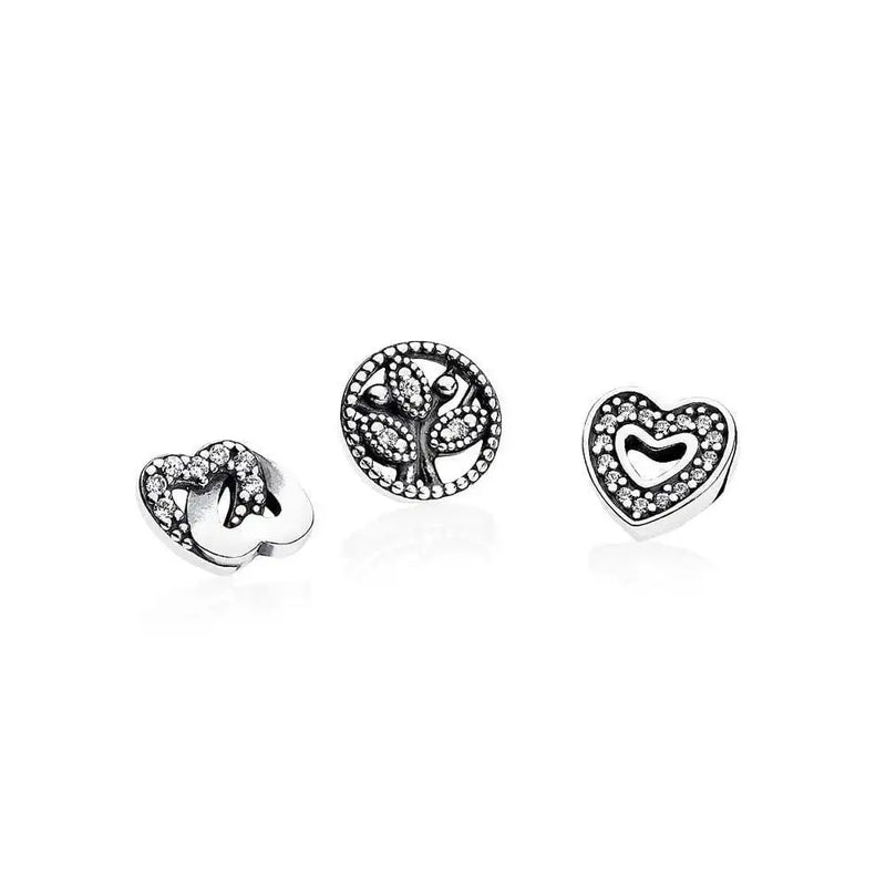 925 Silver Angel, Star & Angel Wing Charms Bead for Floating Locket Necklace