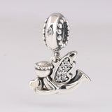 925 Silver Angel of Love Dangle Charm for Bracelets - Winter Charms