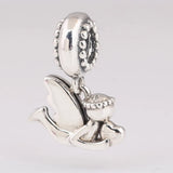 925 Silver Angel of Love Dangle Charm for Bracelets - Winter Charms