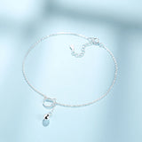 925 Sterling Silver Kitten Bell Anklets for Women
