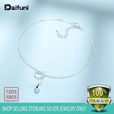 925 Sterling Silver Kitten Bell Anklets for Women