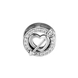 925 Silver Heart Arrow Charm for Reflexions Bracelet