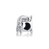 925 Sterling Silver Baby Carriage Vintage Charm for Bracelet Beads