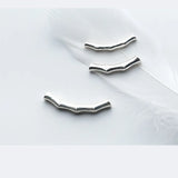 925 Silver Bamboo Tube Spacer Beads for Bracelets