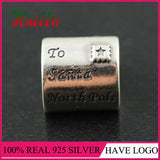 925 Sterling Silver Christmas Charm Bead for Bracelet DIY