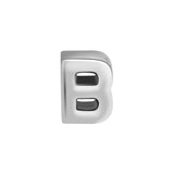 925 Sterling Silver Letter B Alphabet Charm for Women DIY Jewelry