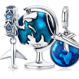 925 Silver Family House Eiffel Tower Travel Charm