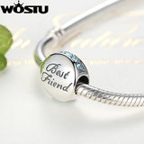 925 Silver Charm Beads CZ Fit WST Bracelet Bangle DIY Jewelry
