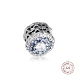 925 Sterling Silver Flower Charm for Bracelet Making