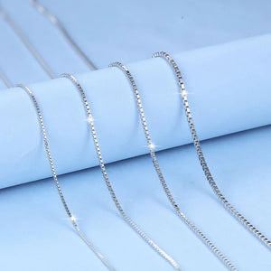 925 Sterling Silver Water Wave Cross Chain Necklace