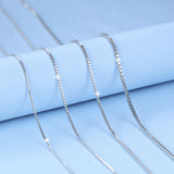 925 Sterling Silver Water Wave Cross Chain Necklace