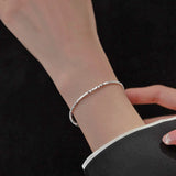 925 Silver Bracelet Retro Chain Men/Women Couple Bracelet Gift