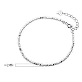 925 Silver Bracelet Retro Chain Men/Women Couple Bracelet Gift