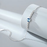 925 Silver Bracelet Crystal Bridal Jewelry YBR204