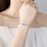 925 Silver Bracelet Crystal Bridal Jewelry YBR204