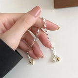925 Silver Bracelets Women Natural Pearls Chain Fine Jewelry