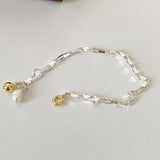 925 Silver Bracelets Women Natural Pearls Chain Fine Jewelry