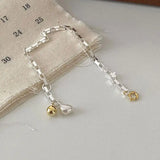 925 Silver Bracelets Women Natural Pearls Chain Fine Jewelry