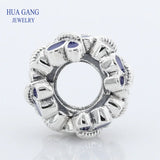 925 Silver Butterfly Spacer Beads for Bracelet DIY