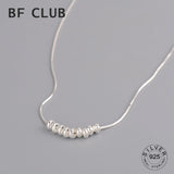 925 Silver Choker Necklace Ball Fine Jewelry Wedding Party Birthday Gift