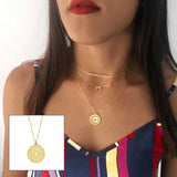 925 Silver Chain Choker Pendant Necklace for Women