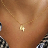 925 Silver Chain Choker Pendant Necklace for Women