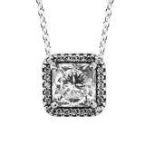 925 Silver Chain Necklaces for Women Elegant Pendant Jewelry