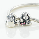 925 Sterling Silver Donkey Charm Bead DIY Jewelry