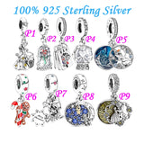 925 Sterling Silver High Logo Winter Pendant for Christmas Bracelet