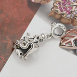 925 Sterling Silver High Logo Winter Pendant for Christmas Bracelet