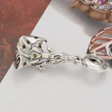 925 Sterling Silver High Logo Winter Pendant for Christmas Bracelet