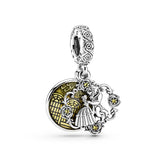 925 Sterling Silver High Logo Winter Pendant for Christmas Bracelet