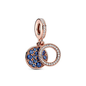 925 Sterling Silver Charm Star Moon Pendant for Women Bracelet & Necklace