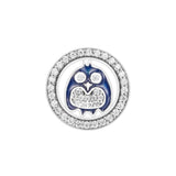 925 Silver Owl Charm Bead Fits Bracelet Women Jewelry Making