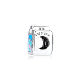 925 Silver Sentimental Snapshots Beads with Clear CZ
