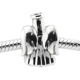 925 Silver CZ Angel of Love Beads Charm for Bracelet DIY Jewelry Gift