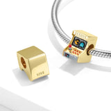 925 Silver Clothing Oven Game Animals Charms Bracelet DIY Jewelry