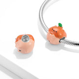 925 Silver Clothing Oven Game Animals Charms Bracelet DIY Jewelry