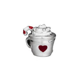 925 Silver Cocoa & Candy Cane Charm Beads for Bracelet DIY Jewelry Gift