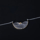 925 Sterling Silver Whale Pendant Necklace for Women Fine Jewelry Gift