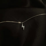 925 Silver Crystal Charm Pendant Necklace for Wedding