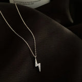 925 Silver Crystal Charm Pendant Necklace for Wedding